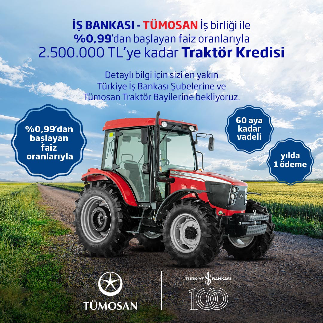 TÜMOSAN et Türkiye İş Bankası Main dans la Main pour Soutenir l'Agriculture.